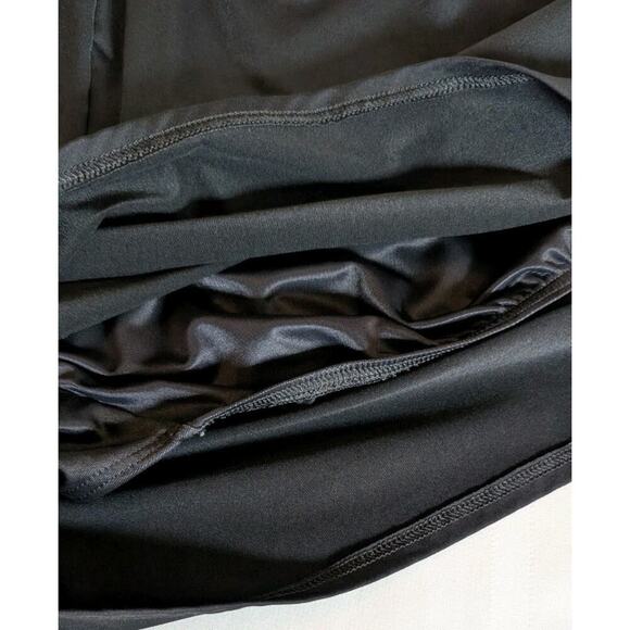 LAND'S END Black Swimwear Bottoms Lined Board Shorts Size 26W - Picture 5 of 8